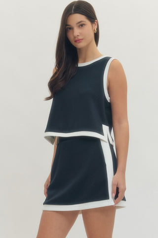 Jocelyn Navy Top