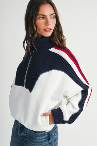 Hunter White Varsity Pullover