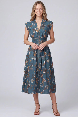Minnie Foral Zip Dress