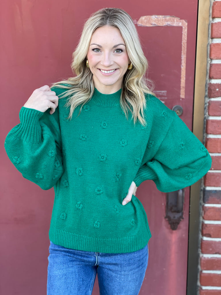 Hallie Green Sweater