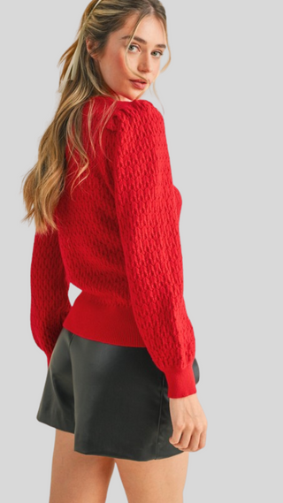 Autumn Red Sweater