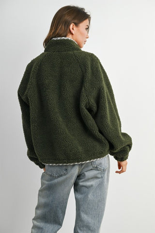 Renee Green Sherpa Jacket