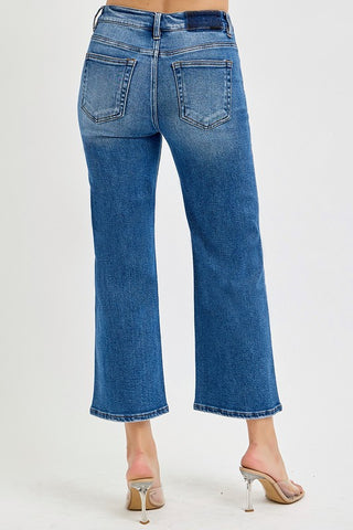 Gretchen Crop Wide Jeans