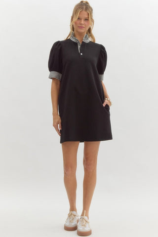 Celeste Black Dress