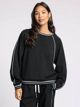 Amelia Black Sweatshirt