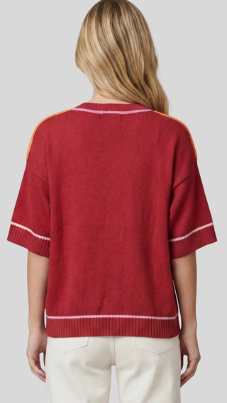 Misty Red Sweater