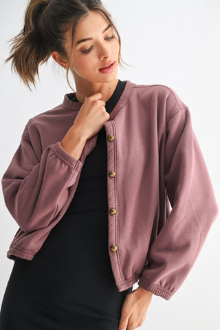 Rosa Plum Jacket