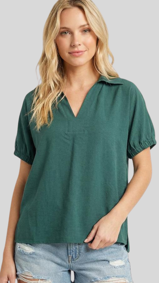 Beth Hunter Green Top