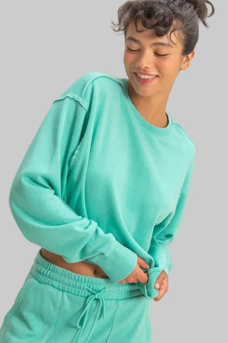 Summer Turquoise Pullover