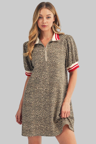 Steph Animal Print Dress