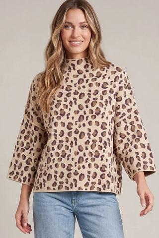 Tiffany Pink Leopard Sweater