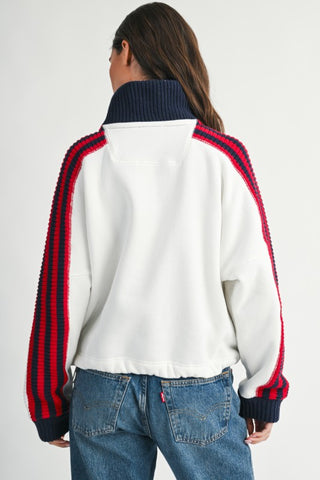 Hunter White Varsity Pullover