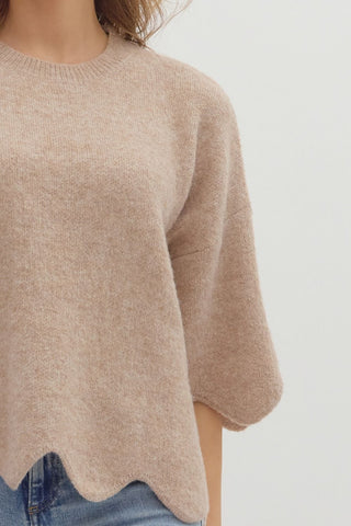 Lanie Taupe Sweater