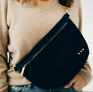 Westlyn Black Suede Bag