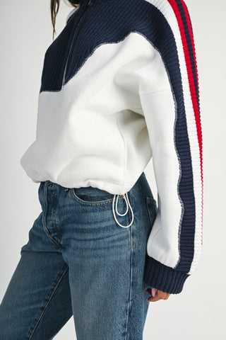 Hunter White Varsity Pullover