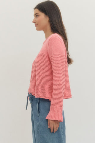 Maggie Coral Pink Sweater