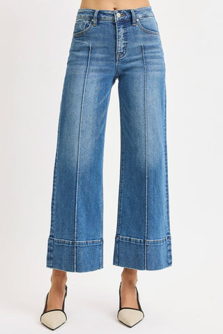 Jaycee Midrise Crop Denim
