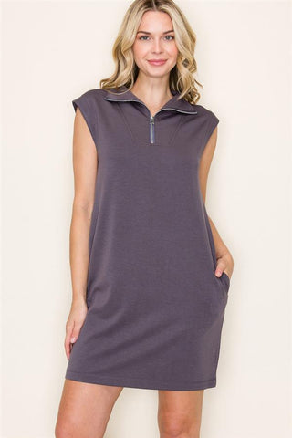 Reagan Gunmetal Dress
