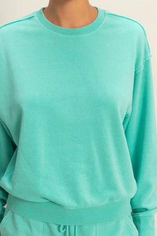 Summer Turquoise Pullover