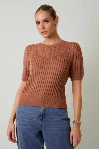 Zelda Terracotta Sweater