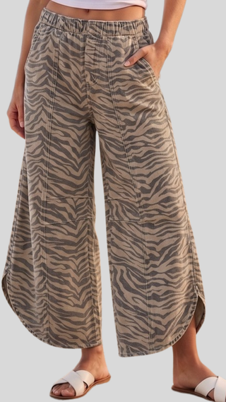 Kish Zebra Tulip Pant