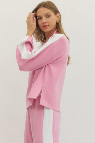 Cassidy Pink Pullover