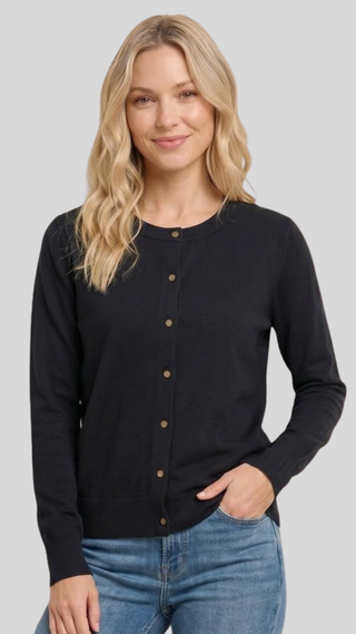 Emma Black Cardigan