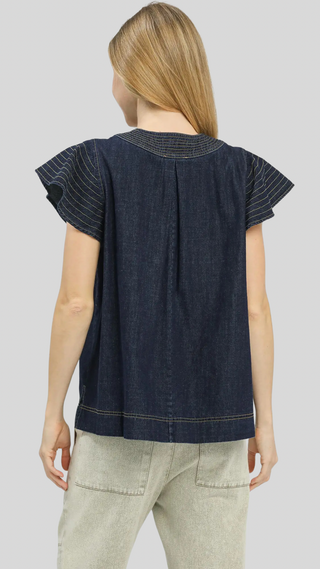 Jessie Dark Denim Top