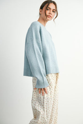 Jenna Sky Tie-Back Sweater