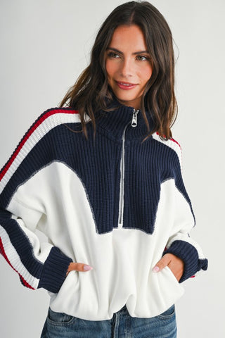 Hunter White Varsity Pullover