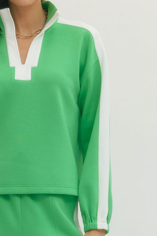 Cassidy Green Pullover