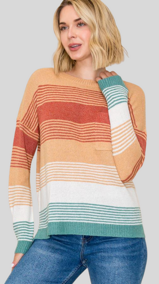 Harper Camel/Rust Sweater