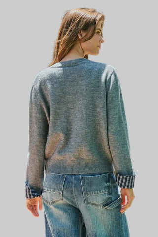 Kelly Stripe Cuff Cardigan
