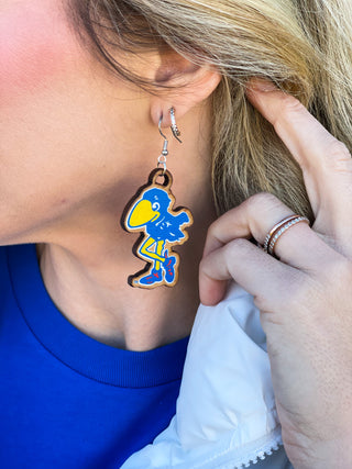 Tanner Jayhawk Earrings