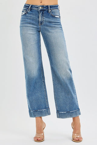 Taylor Crop Straight Denim