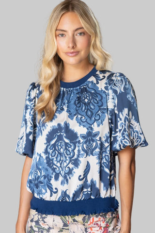 Betty Blue Print Top