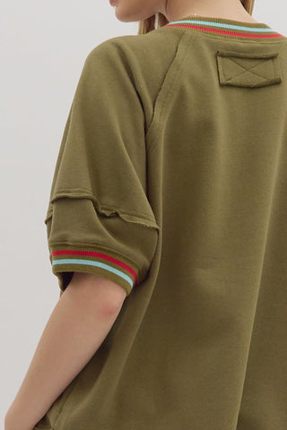 Randi Olive Sweatshirt