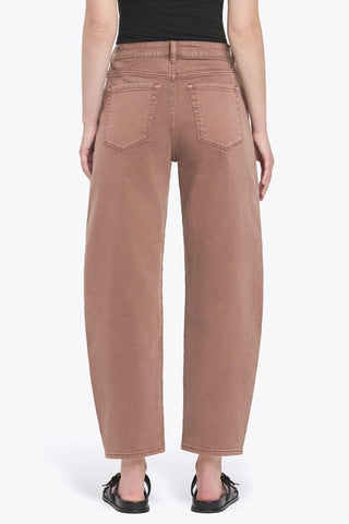Gretchen Brown Barrel Jean