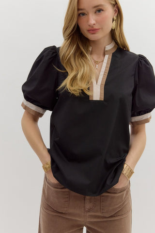 Amara Black Top