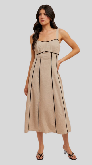 Kennedy Taupe Dress