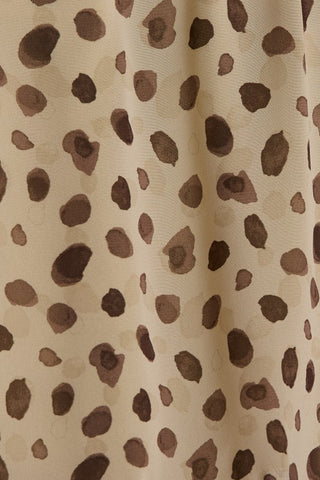 Veronica Taupe Dot Dress