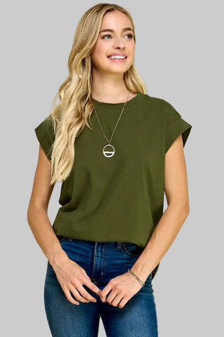 Madi Olive Tee