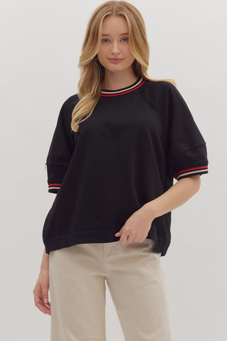 Randi Black Sweatshirt