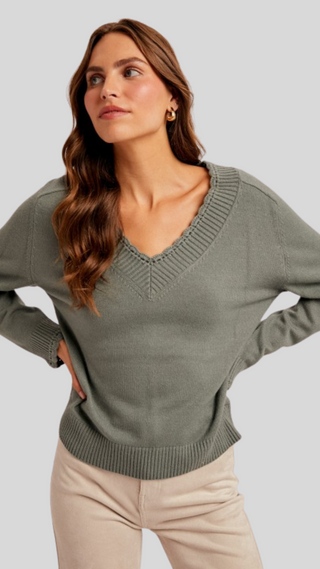 Aurora Sage Sweater