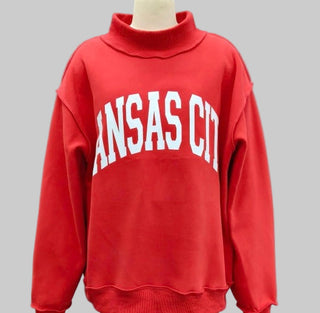 Chandler Red Kansas City Mockneck