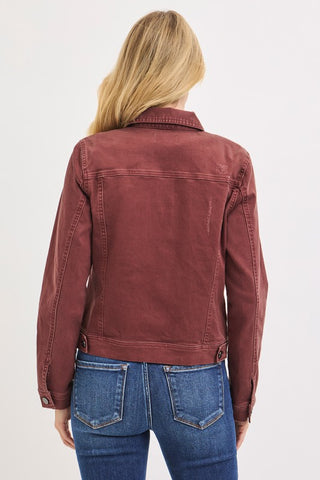 Tatum Chocolate Vintage Washed Jacket