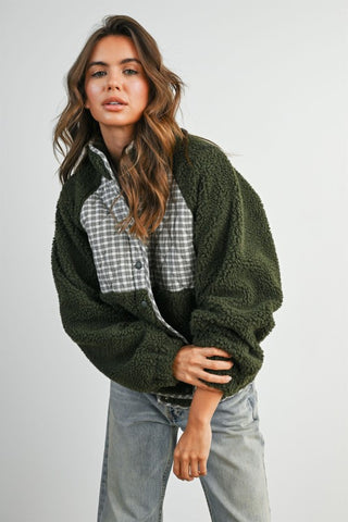 Renee Green Sherpa Jacket