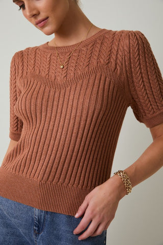 Zelda Terracotta Sweater
