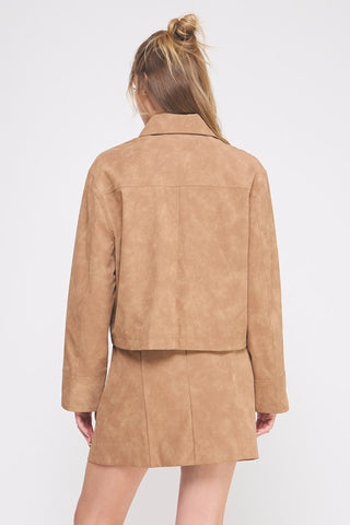 Solana Vegan Leather Jacket