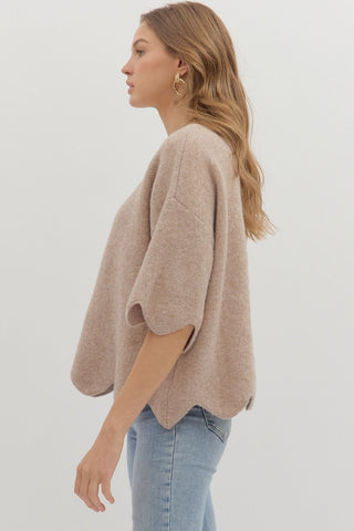 Lanie Taupe Sweater